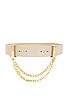 view 1 of 3 ALAIA 벨트 in Bone & Gold