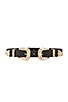 view 1 of 2 Bri Bri Waist Belt in Black & Gold