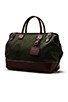 view 2 of 6 No. 165 Medium Carryall in Olive & Brown