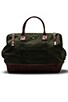 view 4 of 6 No. 165 Medium Carryall in Olive & Brown