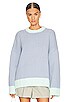 view 1 of 4 Chambord Knit Sweater in Light Blue