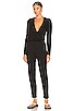 Surplice Jumpsuit, view 1 of 3, click to view large image.