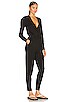 Surplice Jumpsuit, view 2 of 3, click to view large image.
