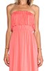 view 4 of 4 Supreme Jersey Fringe Maxi Dress in Sunset