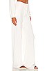 view 2 of 4 BLACK Fuzzy Sweater Pant in Ivory