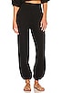 view 1 of 4 PANTALON RELAXED in Black