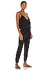 Supreme Jersey Surplice Jumpsuit, view 2 of 3, click to view large image.