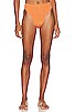 view 1 of 5 Savannah Bikini Bottom in Burnt Orange