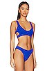 view 2 of 4 Nino Bikini Top in Lapis Shimmer
