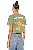 view 4 of 5 Talk To The Hand Slub Tee in Green