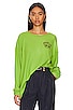 view 2 of 6 LOVE BITES V2 THERMAL BOYFRIEND 티셔츠 in Green