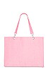 view 2 of 4 Terrycloth Tote Bag in Pinky