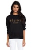 view 1 of 3 Feline Sweatshirt in Black/Gold
