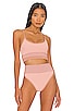 view 1 of 4 Eva Bikini Top in Blush Colorblock