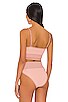 view 3 of 4 Eva Bikini Top in Blush Colorblock