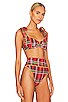 view 2 of 5 BLAIR 비키니 탑 in Holiday Plaid
