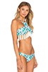 view 2 of 4 x REVOLVE x A Bikini A Day Cleo Top in Turquoise Floral