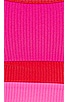 view 5 of 5 EVA 비키니 탑 in Fuchsia Red & Neon Pink