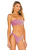 view 2 of 5 Kelsey Bikini Top in Pink Shine Ombre