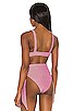 view 3 of 5 Grace Bikini Top in Pink Shine Ombre