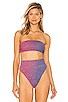 view 1 of 5 X REVOLVE Kelsey Bikini Top in Pink & Purple Ombre
