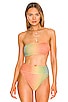 view 1 of 5 Kelsey Bikini Top in Desert Ombre Shimmer