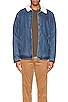 view 4 of 4 Beta Lined Jacket in worn indigo