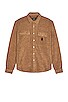 view 1 of 3 Bowery Long Sleeve Arctic Stretch Fleece Overshirt in Oatmeal