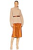 view 4 of 4 HALLIE スリップスカート in Camel