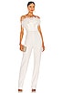 Lola Blanc Feather Jumpsuit, view 1 of 4, click to view large image.