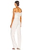 view 3 of 4 Lola Blanc Feather Jumpsuit in White