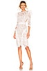 view 1 of 4 MEDELEINE スリムドレス in White