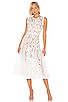 Saba Blanc Midi Dress, view 1 of 4, click to view large image.