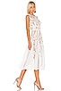 Saba Blanc Midi Dress, view 2, click to view large image.