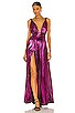 view 4 of 4 Goddess Gown in Fuchsia