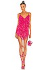 view 4 of 5 X REVOLVE Neon Barbie Dress in Fuchsia