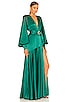 view 2 of 4 Carmen Gown in Emerald