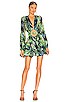 Jungle Ruffle Mini Dress, view 1 of 3, click to view large image.