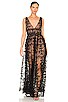 Megan Noir Maxi Dress, view 1 of 3, click to view large image.