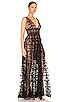 Megan Noir Maxi Dress, view 2 of 3, click to view large image.