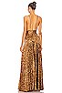 view 3 of 3 Leo Maxi Dress in Brown & Black