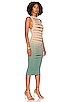view 2 of 3 Josefina Ombre Dress in Beige & Blue
