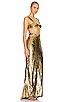 view 2 of 4 Cleopatra Two Piece Gown in Gold