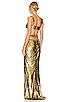 view 3 of 4 Cleopatra Two Piece Gown in Gold