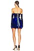 view 4 of 4 Maraya Velvet Mini Dress in Indigo