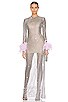 view 1 of 4 WEBB 가운 in Silver & Pink