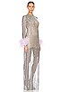 view 2 of 4 WEBB 가운 in Silver & Pink