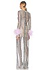 view 3 of 4 WEBB 가운 in Silver & Pink