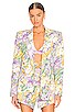view 1 of 5 Sienna Blazer in Lavender & Multicolor