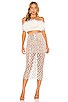 view 4 of 4 Afiya Feather Blanc Top in White